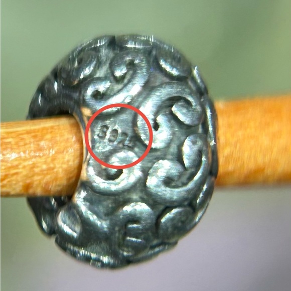 Pandora Feeling Groovy Silver Charm - Picture 8 of 8